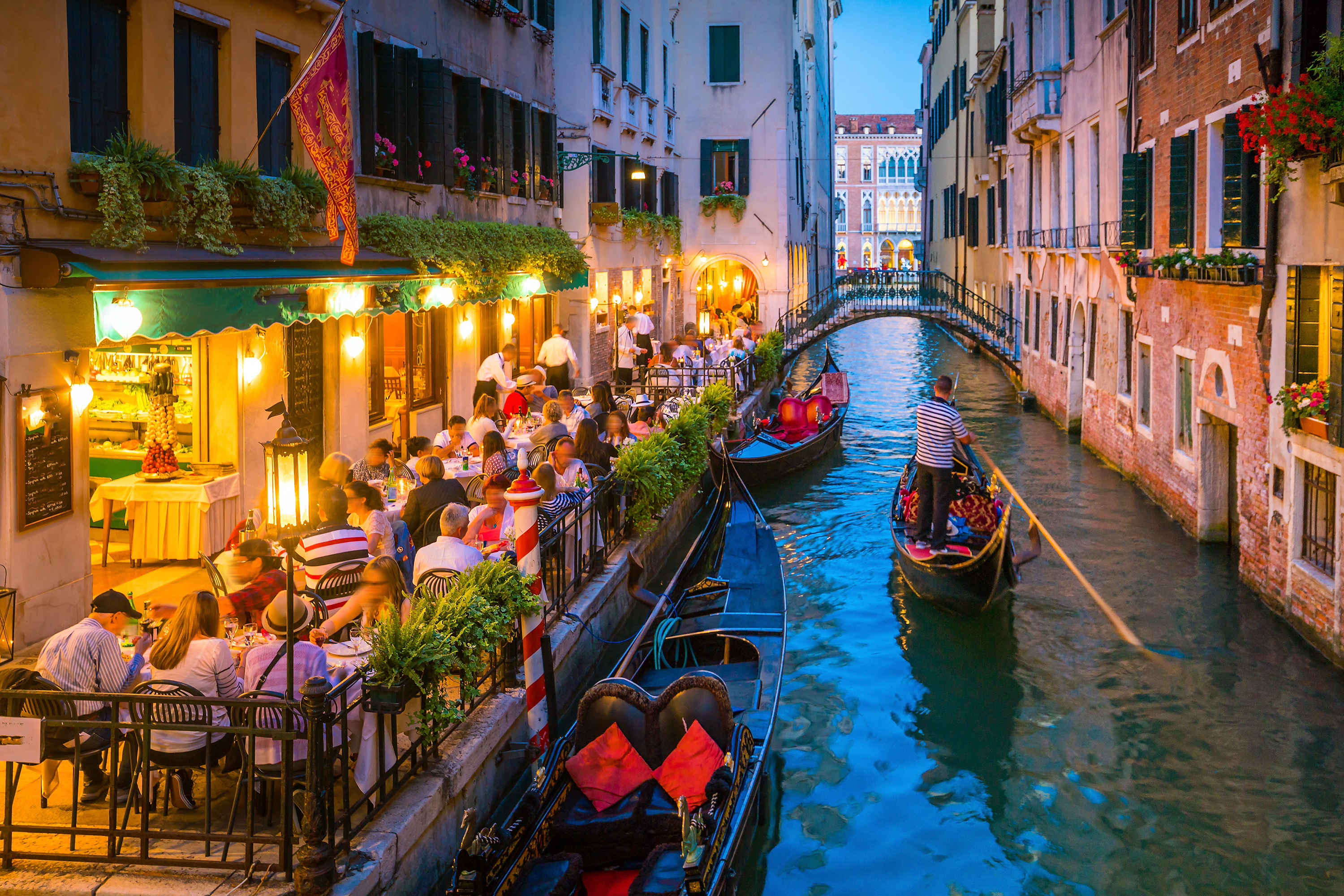 Scenic view over the Canal